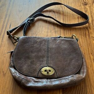 Fossil crossbody satchel bag